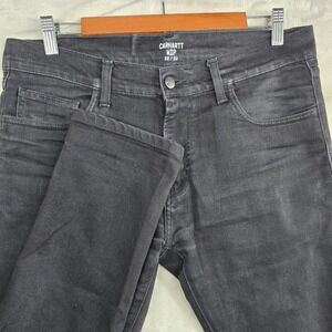CARHARTT WIP rebel pants Mens Jeans Straight Fit Black Size 32x32